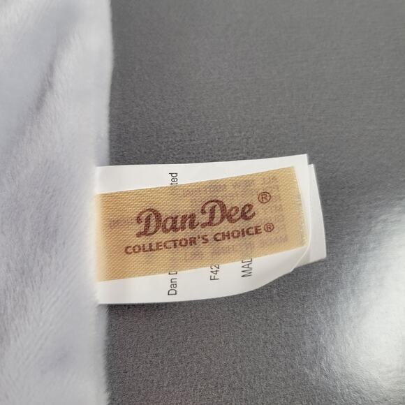 Dan Dee Baby Elephant Lovey Blanket Gray Pink Plush Rattle Security Blanket Toy - Picture 12 of 16